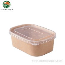 100% Eco Friendly Disposable Takeaway Kraft Paper Bowl